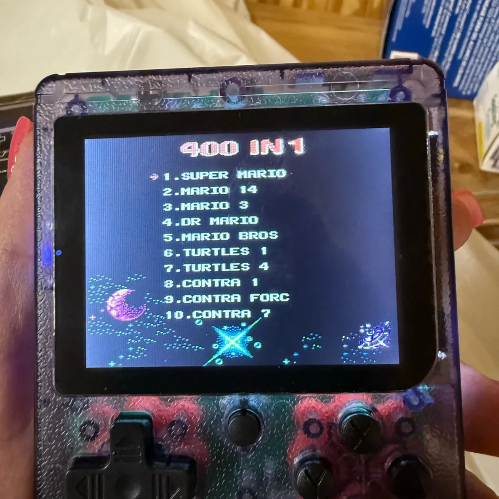 Handheld Gaming Console - Black
